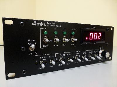 MKS 4-Channel Power Supply and Readout